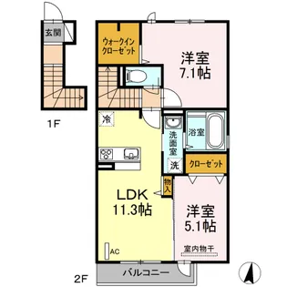 TAISHOKAN XVI【2階】の間取り