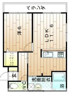ピンズ田熊【1階】の間取り