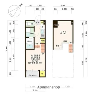 リエント香住ヶ丘【1階】の間取り