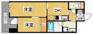 福岡県福岡市東区香椎駅前2丁目【マンション】の間取り