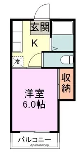 ブルールーフ【2階】の間取り