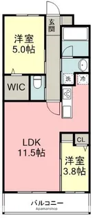 (仮)コンダクトレジデンスHANAMINOSATO【1階】の間取り