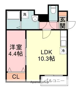 LE LIEN BLANC香椎Ⅰ【3階】の間取り