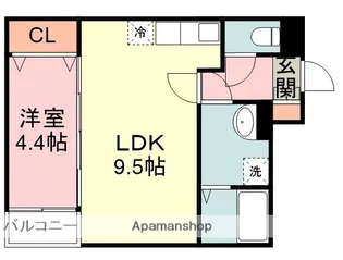 LE LIEN BLANC香椎Ⅰ【3階】の間取り