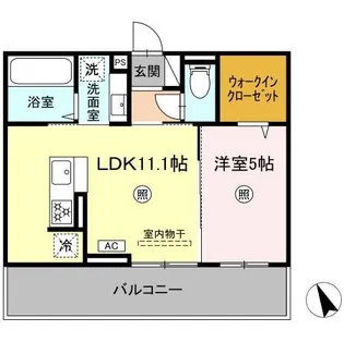 シエル原田【3階】の間取り