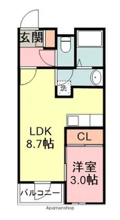 PHOENIX千早【5階】の間取り