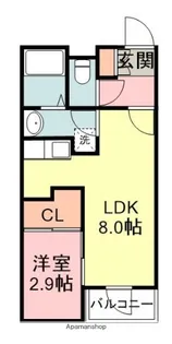 PHOENIX千早【2階】の間取り