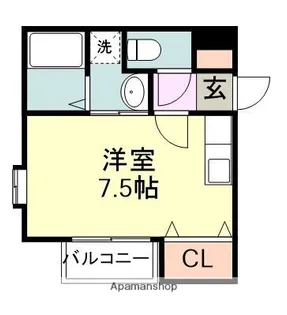 グランドセントラル香椎【1階】の間取り
