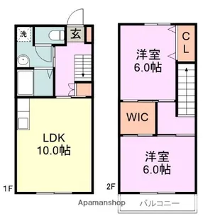 メゾン・ド・MIYAWAKA【1階】の間取り
