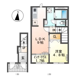 CIEL ETOILE (シエルエトワール)【2階】の間取り