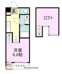 エトワール千早【1階】の間取り