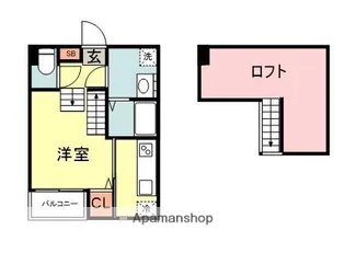 ハーモニーテラス土井【2階】の間取り