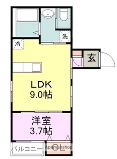 REVIVE古賀【2階】の間取り