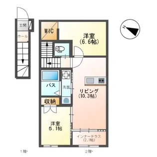 ラコッリーナ【2階】の間取り
