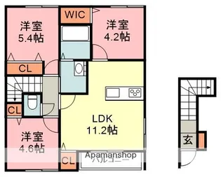 ビジョン【2階】の間取り