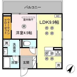 DーROOM松香台【2階】の間取り