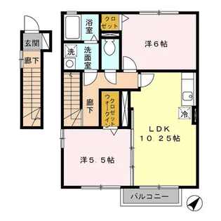 メゾンView【2階】の間取り