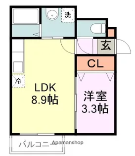 仮称)東区香椎4丁目AP【1階】の間取り