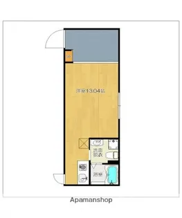 ガレット和白【3階】の間取り