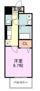 ALUNA箱崎【1階】の間取り