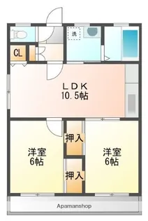 コーポ裕【3階】の間取り