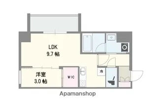 CHIHAYAFULL千早【2階】の間取り