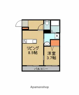 フィーリックス舞の里【3階】の間取り