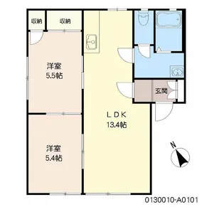 ウイングヒルズ【1階】の間取り