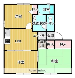 ディアスK【1階】の間取り