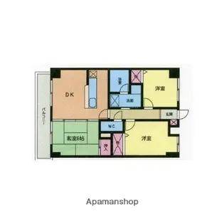 パインコート【2階】の間取り