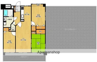 ベンタナヒルズ篠栗3号館【10階】の間取り