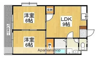 キャッスル蓮華坂【3階】の間取り