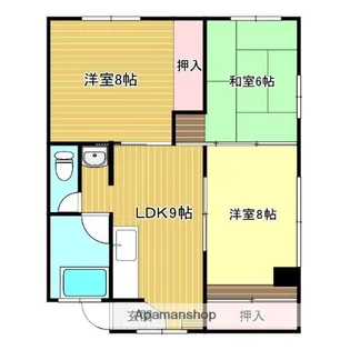 おおつかアパート【3階】の間取り