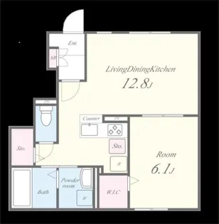 シャーザー【1階】の間取り