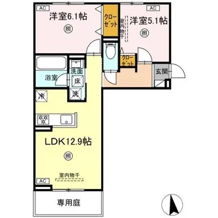 CHOUETTE【1階】の間取り