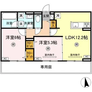 CHOUETTE【1階】の間取り