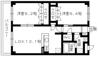 コリーナ・ベルデⅤ【00306号室】の間取り
