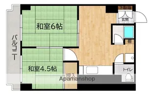 南博多パールシャトー【3階】の間取り