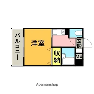 フリーデンス・ラウム【1階】の間取り