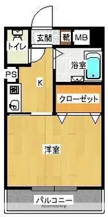 フリ−デンス・ラウム【3階】の間取り