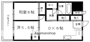 シティビル5【9階】の間取り