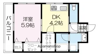 ROOX高宮【2階】の間取り