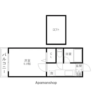 スペックス清水【2階】の間取り