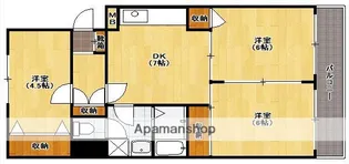 ハッピーエステート花畑【3階】の間取り
