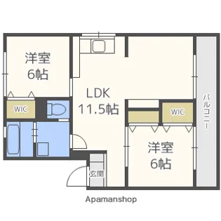 大池第一ハイツ【2階】の間取り