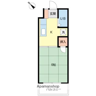 サンハイツ松田【3階】の間取り