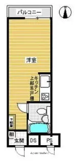 皐月マンション那の川【4階】の間取り