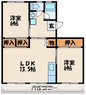 第一関ビル【1階】の間取り