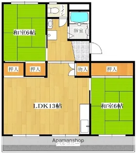 第一関ビル【2階】の間取り