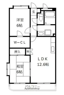 PURE FLATS【2階】の間取り